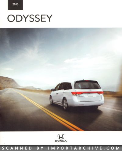 2016 Honda Brochure Cover