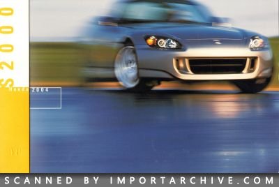 2004 Honda Brochure Cover