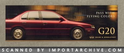 1993 Infiniti Brochure Cover