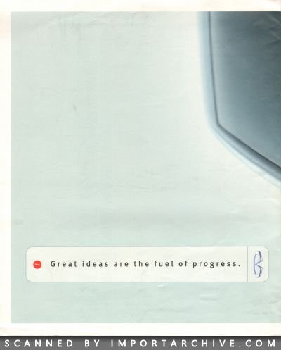 2000 Infiniti Brochure Cover