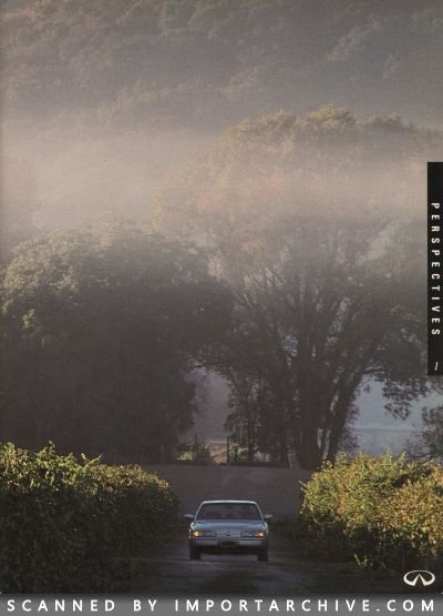 1991 Infiniti Brochure Cover