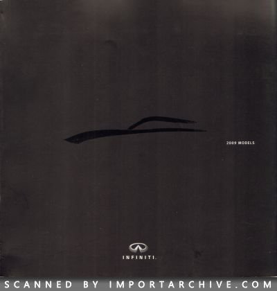 2009 Infiniti Brochure Cover