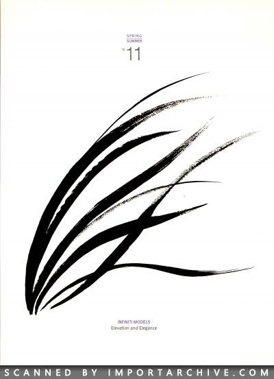 2011 Infiniti Brochure Cover