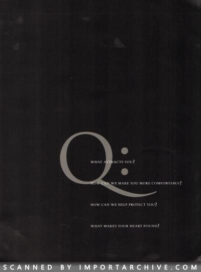 1997 Infiniti Brochure Cover