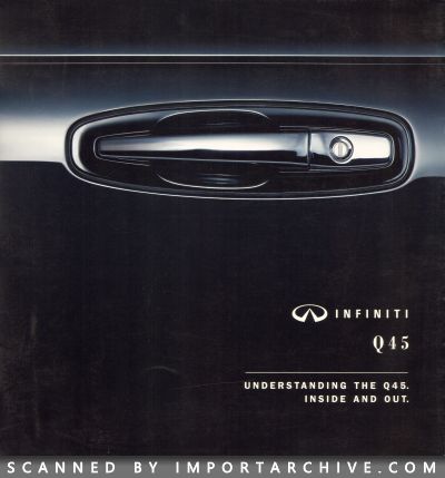 1998 Infiniti Brochure Cover