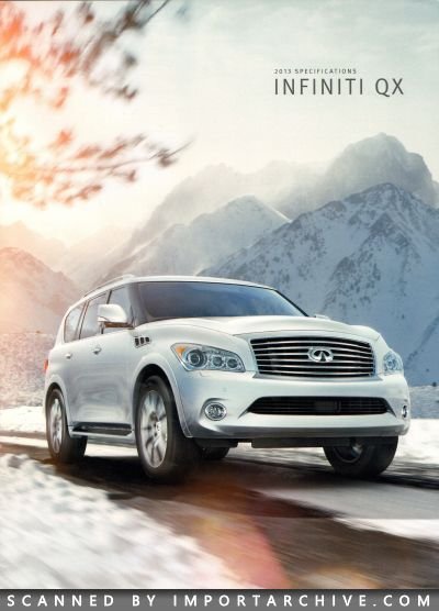 2013 Infiniti Brochure Cover