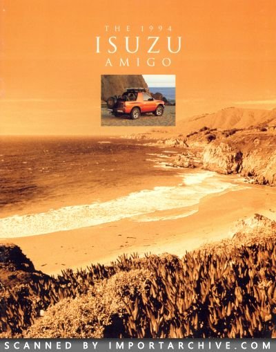 1994 Isuzu Brochure Cover
