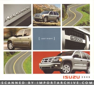 2005 Isuzu Brochure Cover