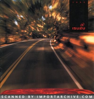 1992 Isuzu Brochure Cover
