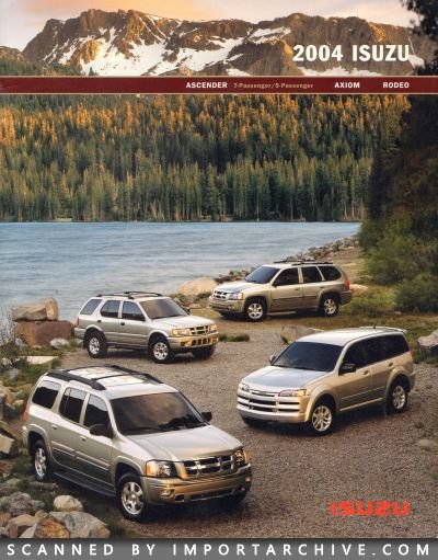 2004 Isuzu Brochure Cover