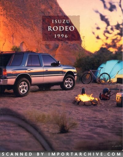 1996 Isuzu Brochure Cover