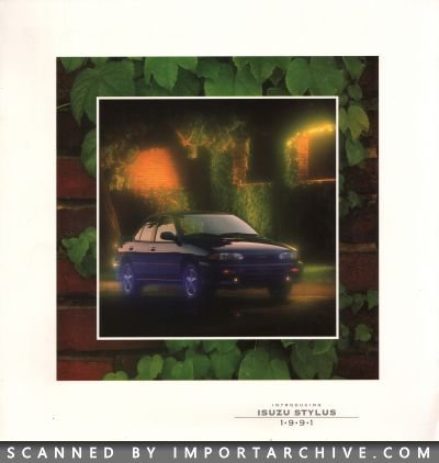 1991 Isuzu Brochure Cover