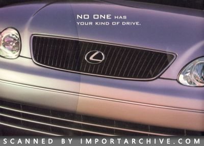 1998 Lexus Brochure Cover