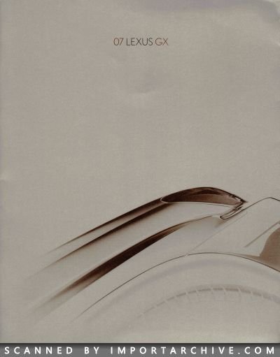 2007 Lexus Brochure Cover