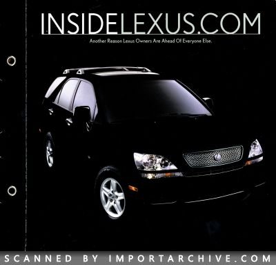 2001 Lexus Brochure Cover