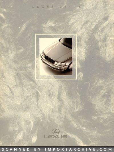 1991 Lexus Brochure Cover
