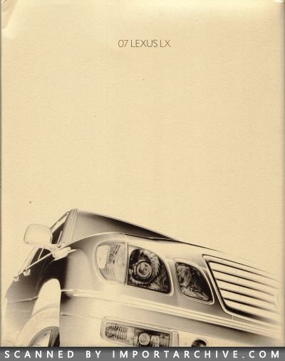 2007 Lexus Brochure Cover