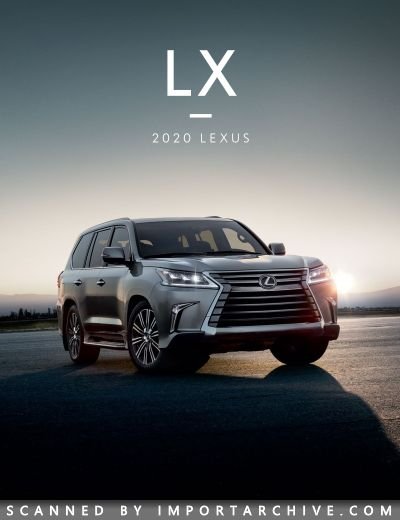 2020 Lexus Brochure Cover