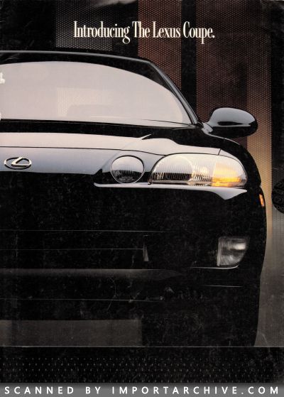 1992 Lexus Brochure Cover