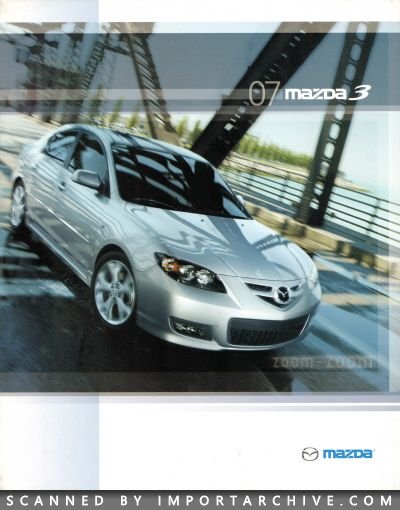 2007 Mazda Brochure Cover