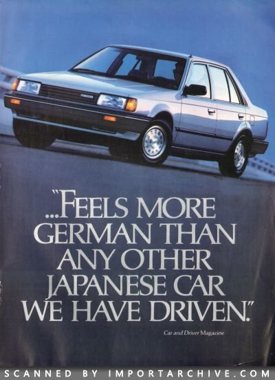 1986 Mazda Brochure Cover