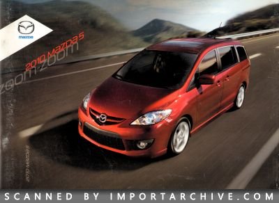 2010 Mazda Brochure Cover