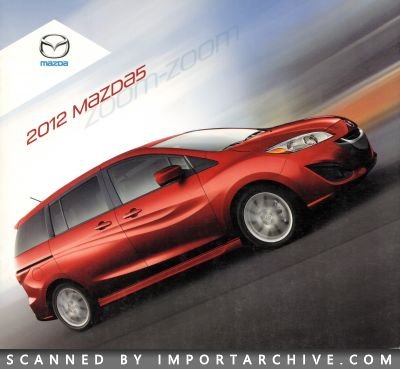 2012 Mazda Brochure Cover