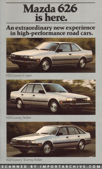 1983 Mazda Brochure Cover