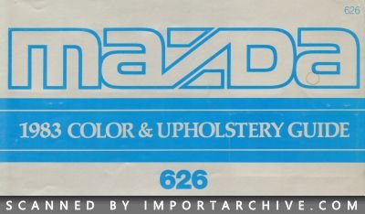 1983 Mazda Brochure Cover