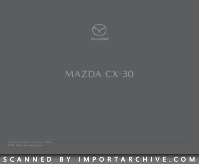 2021 Mazda Brochure Cover