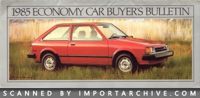 1985 Mazda Brochure Cover