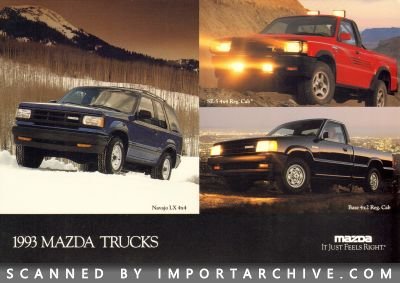 1993 Mazda Brochure Cover