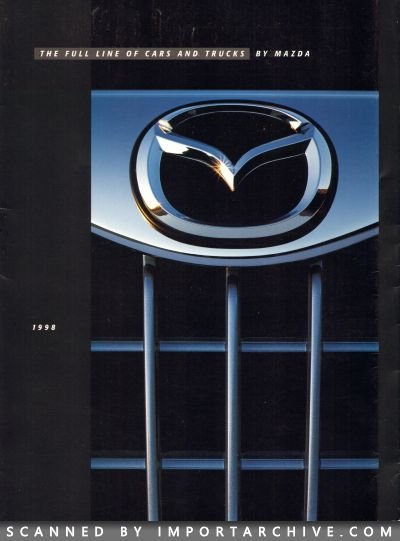 1998 Mazda Brochure Cover