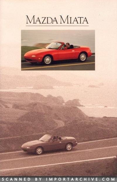 1990 Mazda Brochure Cover