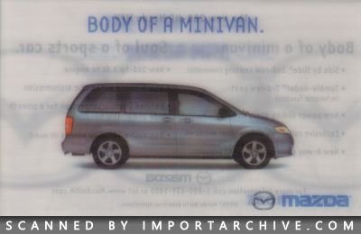 2002 Mazda Brochure Cover