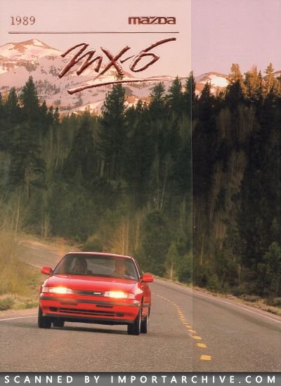 1989 Mazda Brochure Cover