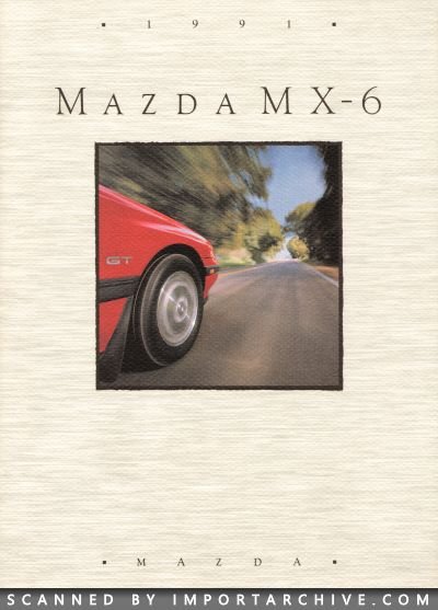 1991 Mazda Brochure Cover