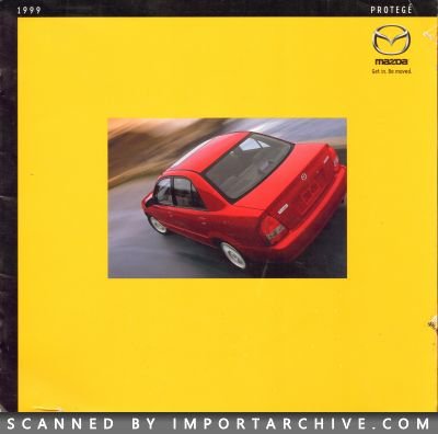 1999 Mazda Brochure Cover