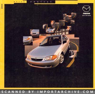 2000 Mazda Brochure Cover
