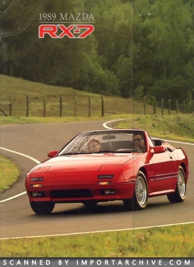 1989 Mazda Brochure Cover