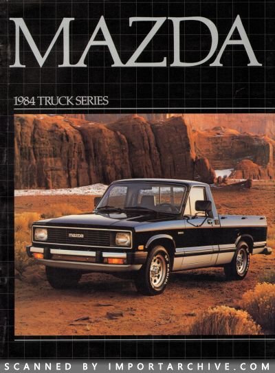 1984 Mazda Brochure Cover