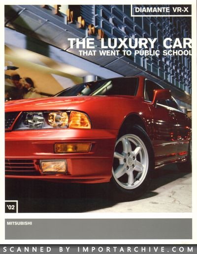 2002 Mitsubishi Brochure Cover