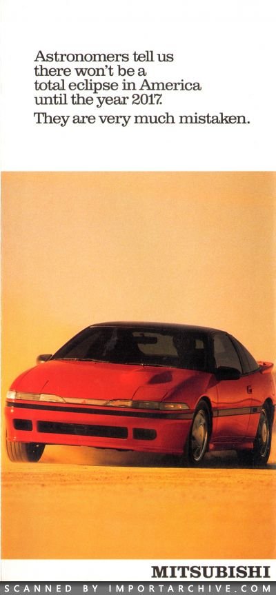1990 Mitsubishi Brochure Cover