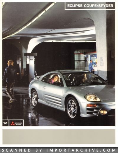 2003 Mitsubishi Brochure Cover