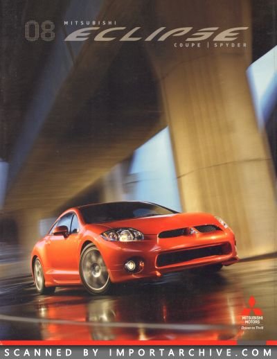 2008 Mitsubishi Brochure Cover