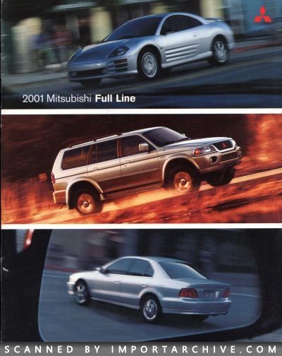 2001 Mitsubishi Brochure Cover