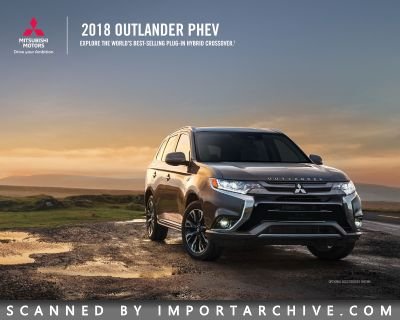 2018 Mitsubishi Brochure Cover