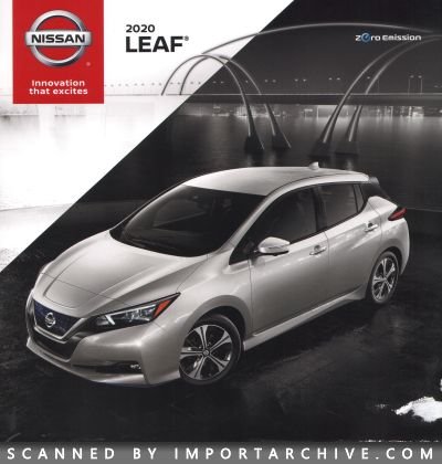 2020 Nissan Brochure Cover