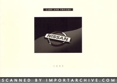 1993 Nissan Brochure Cover