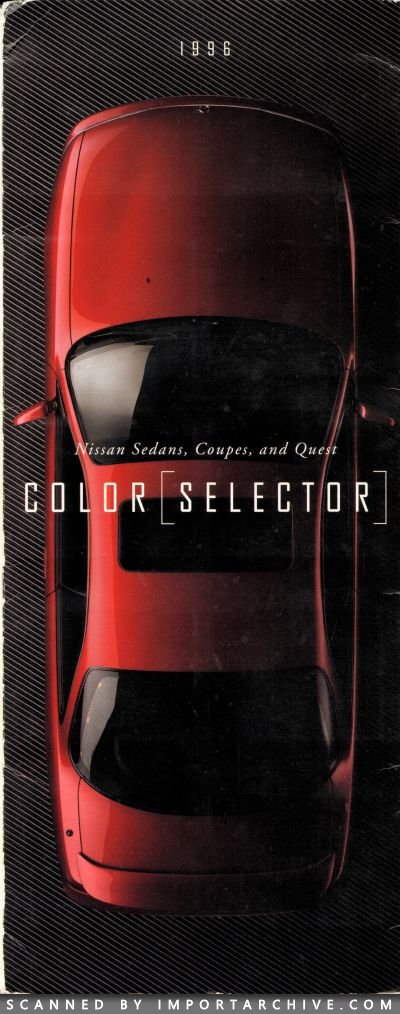 1996 Nissan Brochure Cover
